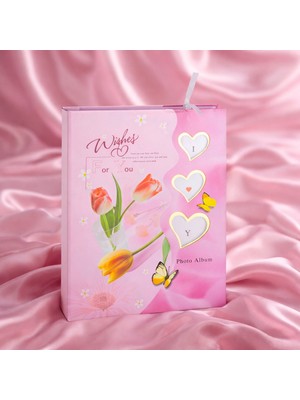 Nobbystar 90’lık Pembe Notlu Fotoğraf Albümü 10X15 ve 15X21 cm