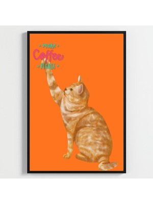Besay Good Morning Kedi Çocuk Odası Posteri–dekoratif 3lü Set A3 Çerçevesiz