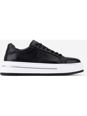 Valmenti Erkek Hakiki Deri Siyah Sneakers & Spor Ayakkabı 298 3258-8086 Erk Ayk Y26 Sıyah Dr