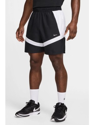 Nike Dri Fit Icon Mens Black Basketball Shorts 20CM Erkek Siyah Basketbol Şortu