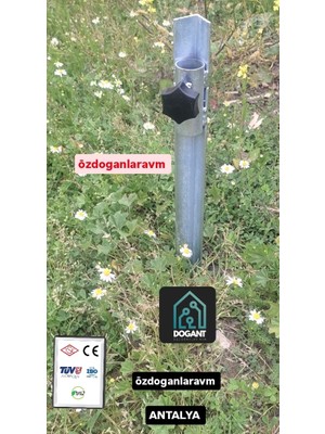 Dogant Şemsiye Kazığı Metal Bahçe Şemsiye Sabitleme Aparatı Kazığı