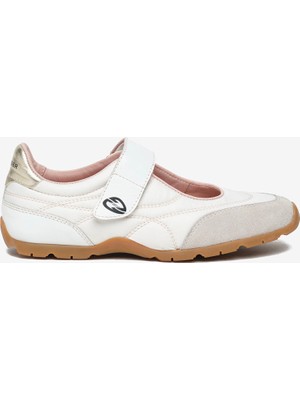 Greyder Kadın Beyaz Altın Hakiki Deri Comfort Ayakkabı 6Y2FA34454