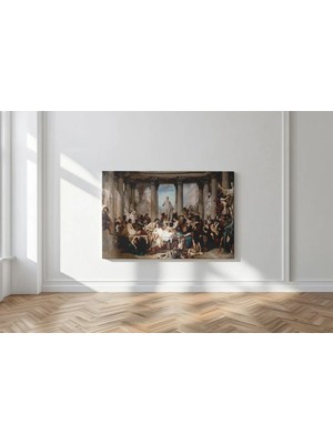 Kanvaspera Roma Imparatorluğu’nun Çöküşü, The Romans In Their Decadence - Kanvas Tablo - Klasik Sanat