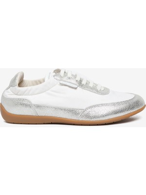 Greyder Kadın Gümüş Hakiki Deri Casual Ayakkabı 6Y2UA34396