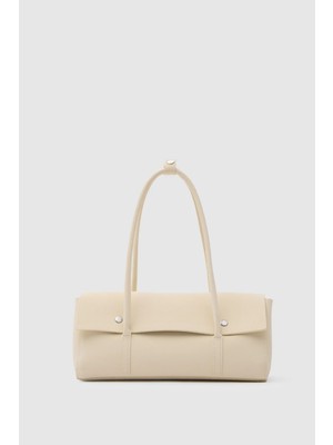 Shule Bags Mari Vintage Baget Çanta Butter Yellow