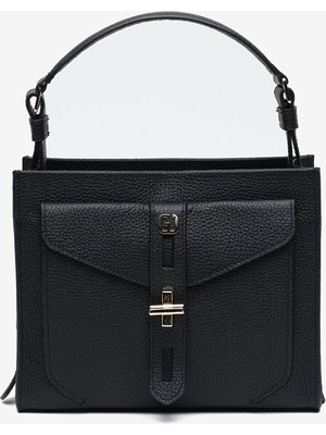 Greyder Kadın Siyah Hakiki Deri Çapraz Çanta 6Y2CN69848