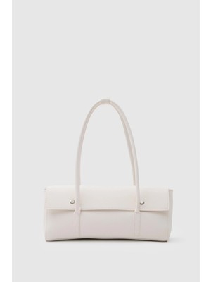 Shule Bags Mari Vintage Baget Çanta Krem