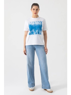 i8 Denim Wide Leg Jean