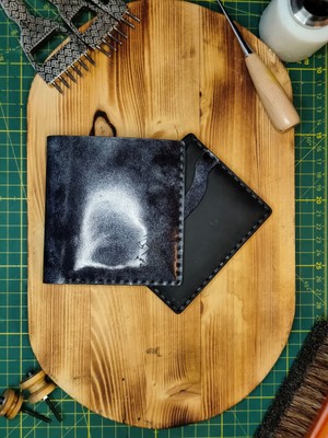 Balthazar Workshop Manus El Yapımı Vejetal Shell Hakiki Deri Kartlıklı Cüzdan