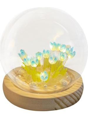 Oska Global LED Işıklı Lale Cam Küre