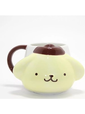 MiraLive Pompompurin 3D Tasarım Seramik Kupa Bardak