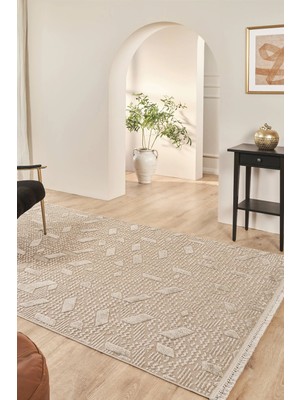 Kaşmir Halı 7/24 Iskandinav Sten 80X300 cm