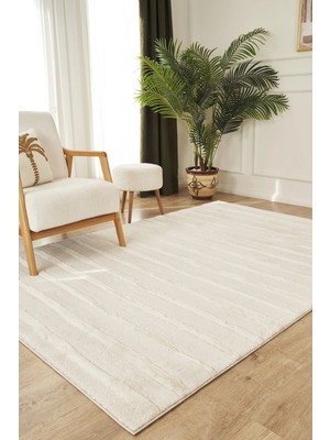 Kaşmir Halı 7/24 Plushy Basra Krem 200X290 cm