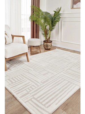 Kaşmir Halı 7/24 Plushy Tova Cream 80X150 cm
