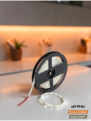 Haelight 10M Şerit LED 12V Amber