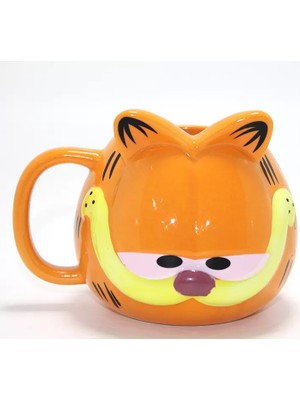 MiraLive 3D Garfield Tasarımı Porselen Kupa Bardak