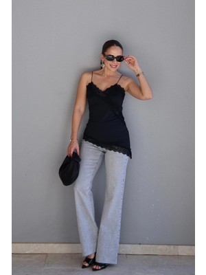 Purple By Banu Gri Bootcut High Jean Pantolon