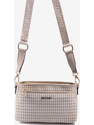 Silver & Polo Silver Polo  Kadın  SP1184-M191 Sılver Polo Çapraz Çanta Kum Beji-Kum Beji