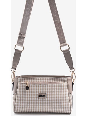 Silver & Polo Silver Polo  Kadın  SP1273-M191 Sılver Polo Çapraz Çanta Kum Beji-Kum Beji