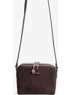 Silver & Polo Silver Polo  Kadın  SP888-M12 Sılver Polo Çapraz Çanta Kahve-Kahve