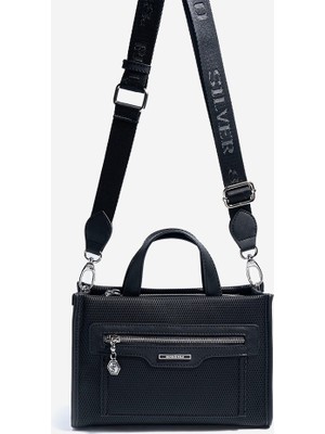 Silver & Polo Silver Polo  Kadın  SP1271-M86 Sılver Polo El Çantası Siyah-Siyah