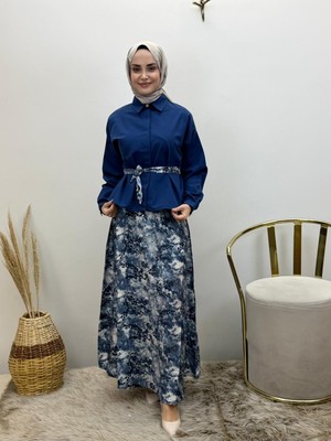 JOOQSTORE Çiçek Desen Etekli Takım