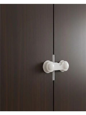 My Best Store 4 Adet Bebek ve Çocuk Koruyucu Dolap Kilidi Vida Gerektirmeyen Güvenlik Seti