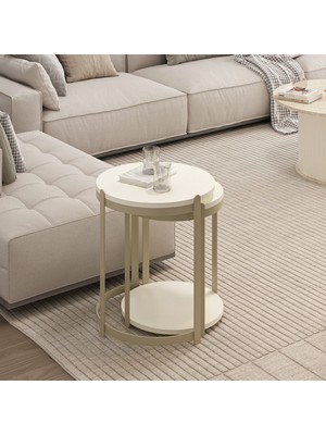 Minar Valento Zigon Sehpa Büyük 2li Metal