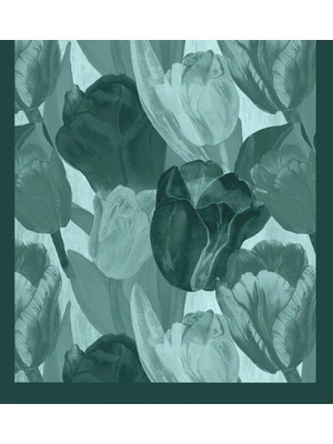 Şehr-i Şal Şehri Şal Bambu Kraş Şal 6198 Zümrüt