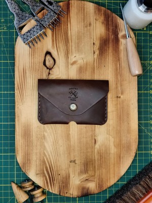 Balthazar Workshop Miquella Minimal El Yapımı Hakiki Deri Kartlık