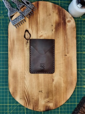 Balthazar Workshop Artorias El Yapımı Minimal Vejetal Crazy Hakiki Deri Kartlık