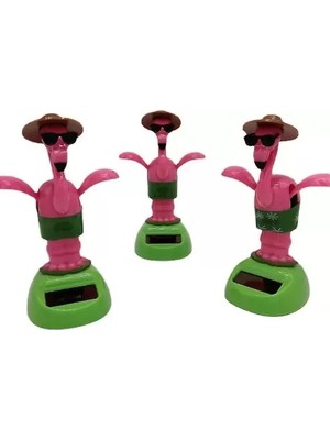 MiraLive Güneş Enerjili Solar Sallanan Flamingo