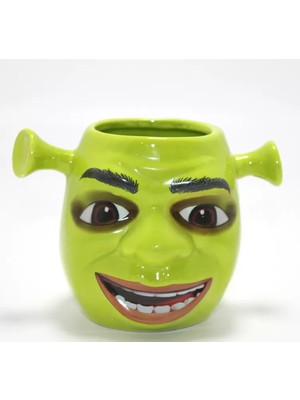 MiraLive 3D Shrek Tasarımı Porselen Kupa Bardak