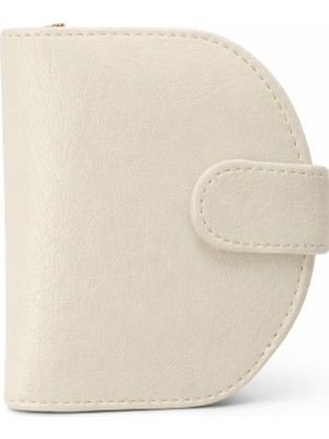 Uccello Kadın Siyah Fermuarlı Mini Cüzdan Kartlık Bozuk Para Bölmeli Şık Tasarım