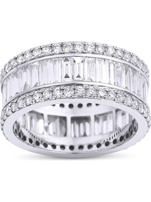 Makdis Pırlanta 2.00 Karat Baget Tamtur Pırlanta Yüzük