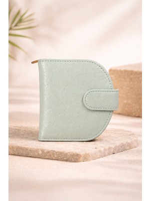 Uccello Kadın Siyah Fermuarlı Mini Cüzdan Kartlık Bozuk Para Bölmeli Şık Tasarım