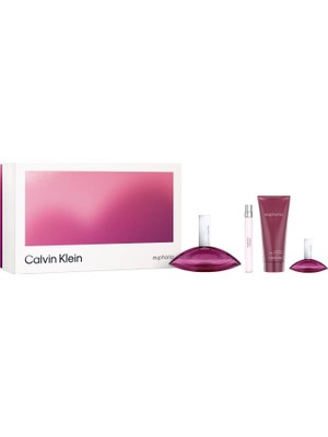 Calvin Klein Euphoria Women EDP 100 ml + Body Lotion 100 ml + EDP 15 ml + EDP 10 ml - Kadın Parfüm Seti