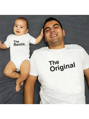 Venüs Dijital The Original The Remix Baba Oğul Kombin Tshirt Zıbın( Kombin Yapılabilir)