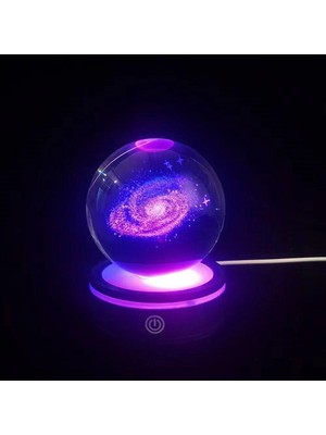 MiraLive Usb'li Samanyolu Tasarımlı Dönen Cam Küre