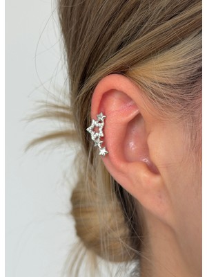 KİLİGİSTANBUL Yıldız Takımı Cuff  (Kulak Deliği Olamadan Kullanım)