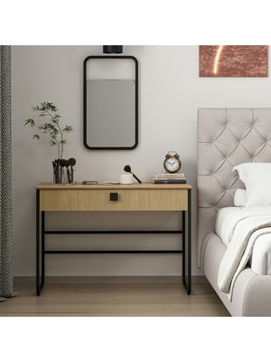 Minar Maren Aynalı Makyaj Masası Derin Sepet Gölge Yunus