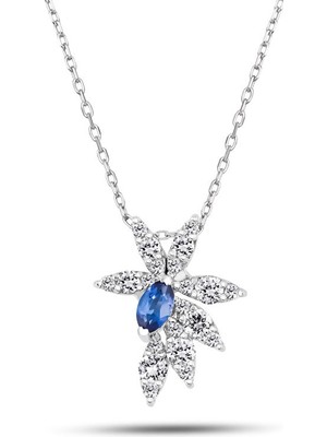 Makdis Pırlanta 0.90 Karat Safir Pırlanta Kolye