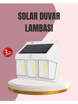 MiraLive Güneş Enerjili Bahçe ve Duvar Aydınlatma – BK-618-3 LED Lamba