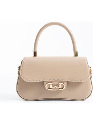 Dev 3 Adam Nçs Kapaklı Baget Çapraz El ve Omuz Kadın Çanta