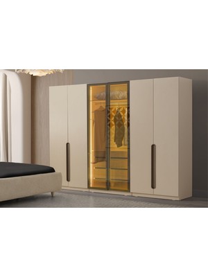 Doressa Strada 6 Reflekte Camlı Gardırop