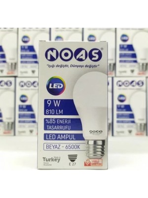 Noas 9W LED Ampul YL95-9001 )6 Adet)