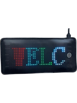 Bluetooth Lu Telefon Kontrollü T-Shirt ve Çanta Ekranı- PT-1632 Flexible Matrix LED Ekran 5V 16*32 Dots 170*70MM
