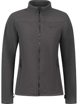 2AS Kadın Bloom Tam Fermuarlı Polar Gri