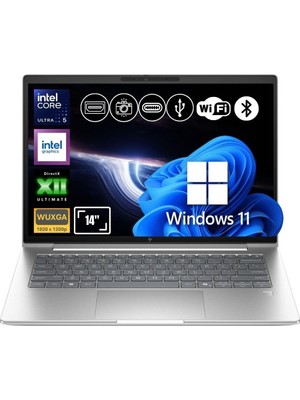 Hp Elitebook 6 Aı G1I Ultra 5 225U 16GB Ram 1tb SSD 14" Full Hd WIN11PRO Notebook CV0G0ET Atl6