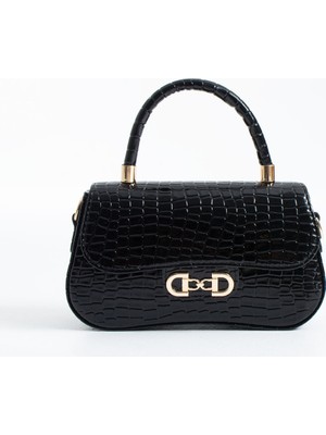 Dev 3 Adam Nçs Kapaklı Baget Çapraz El ve Omuz Kadın Çanta